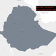 Only Addis Ababa, the green spot, has had reliable Internet conection since mid-December 2017, with some areas having no connection whatsoever.